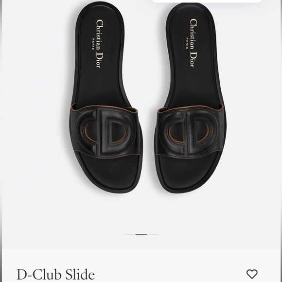 $775 Christian Dior D-Club Sandals 37.5 - Picture 2 of 7